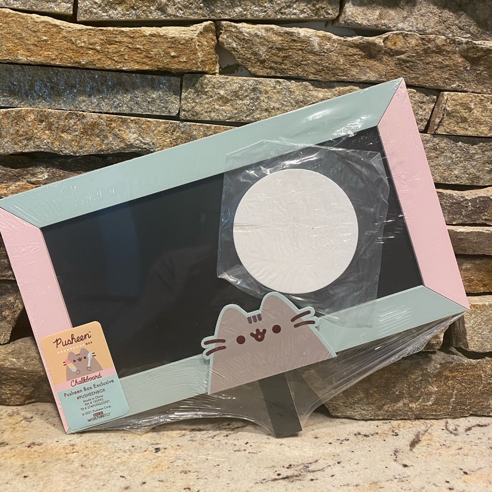 NWT pusheen chalk board pusheen box exclusive